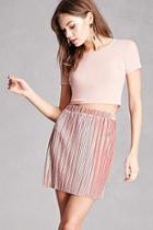 Forever21 Ribbed Velvet Mini Skirt