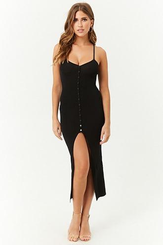 Forever21 Ribbed High-low Dress