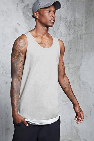 Forever21 Double-layered Hem Tank Top