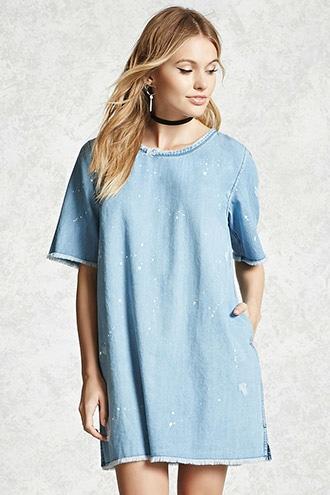 Forever21 Contemporary Denim Dress