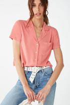 Forever21 Notched Collar Shirt