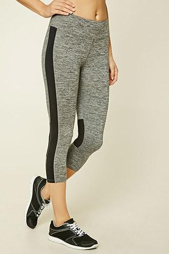 Forever21 Active Marled Capri Leggings