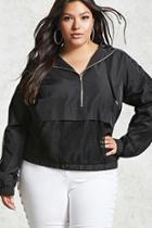 Forever21 Plus Size Mesh Windbreaker