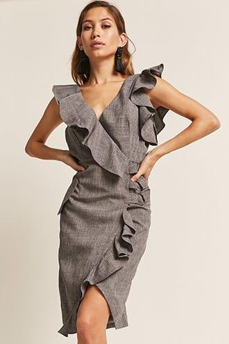 Forever21 Ruffle Surplice Dress