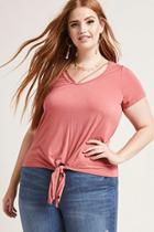 Forever21 Plus Size Knotted Top