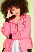 Forever21 Plus Size L.a. Gear Graphic Logo Windbreaker