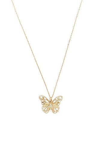Forever21 Butterfly Pendant Necklace