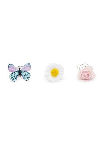 Forever21 Floral Hair Clip Set