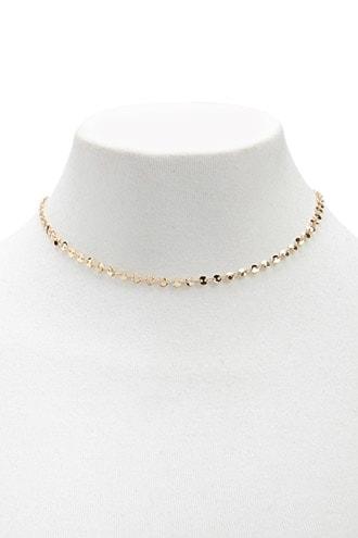 Forever21 High-polish Disc Chain Necklace