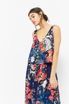 Forever21 Floral Paisley Layered Maxi Dress
