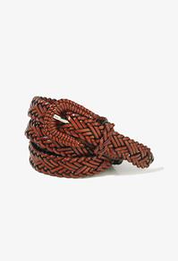 Forever21 Woven Leather Belt