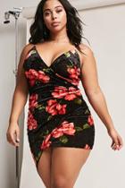 Forever21 Plus Size Velvet Asymmetrical Dress