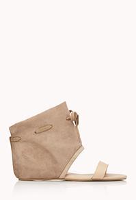 Forever21 Hidden-wedge Drawstring Sandals