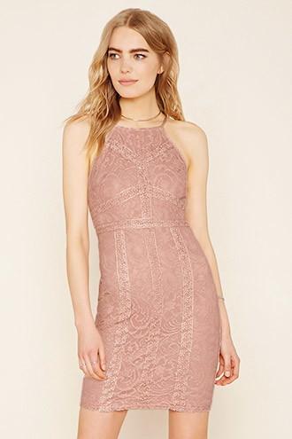 Love21 Women's  Contemporary Lace Cami Dress