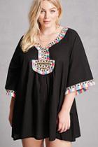 Forever21 Embroidered Tunic