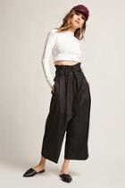 Forever21 Wide-leg Paperbag Pants