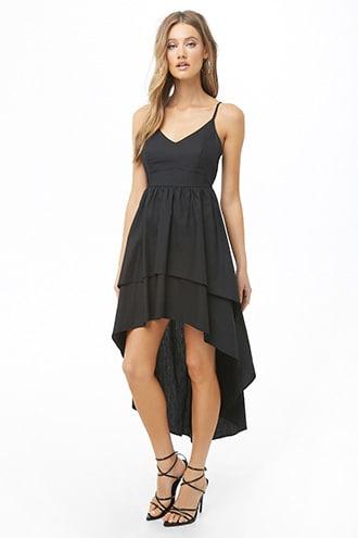 Forever21 Poplin Cami High-low Dress