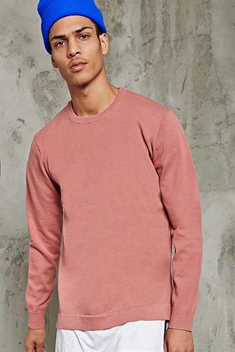 21 Men Men's  Crew Neck Sweater