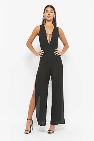 Forever21 Cutout T-strap Jumpsuit