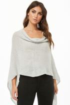 Forever21 Plush Sweater Knit Poncho