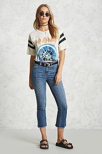 Forever21 Contemporary Embroidered Jeans
