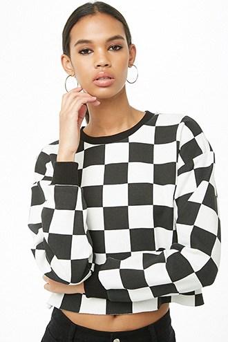 Forever21 French Terry Raw-cut Pullover