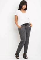 Forever21 Plus Women's  Marled Drawstring Sweatpants