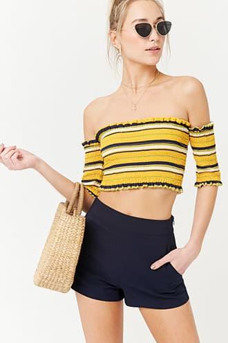 Forever21 Tailored High-rise Shorts