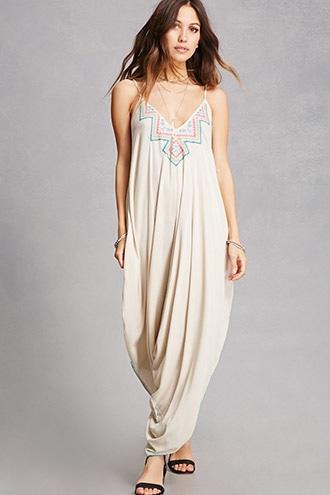 Forever21 Stitched Handkerchief Jumpsuit