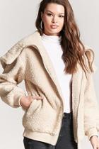 Forever21 Faux Shearling Foldover Jacket