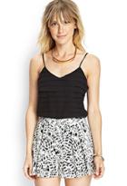 Forever21 Contemporary Tiered Chiffon Cami