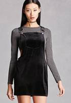 Forever21 Velvet Overall Dress