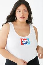 Forever21 Plus Size Pepsi Crop Top