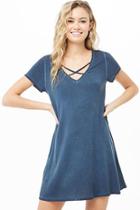 Forever21 Crisscross V-neck T-shirt Dress
