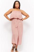 Forever21 Plus Size Boho Me Wide-leg Ankle Pants