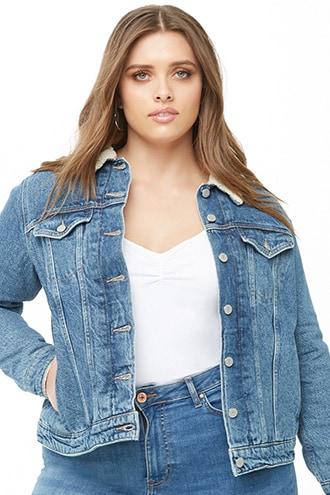 Forever21 Plus Size Levis Sherpa Trucker Jacket
