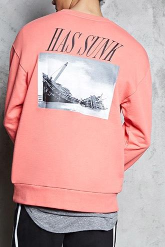 Forever21 Censor-ship Graphic Sweatshirt