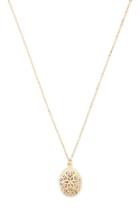 Forever21 Filigree Locket Pendant Necklace