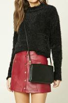 Forever21 Faux Leather Crossbody Clutch