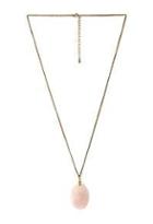 Forever21 Faux Stone Pendant Necklace