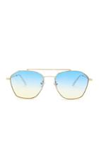 Forever21 Ombre-tinted Metal Frame Sunglasses