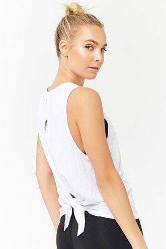 Forever21 Active Cutout Back Top