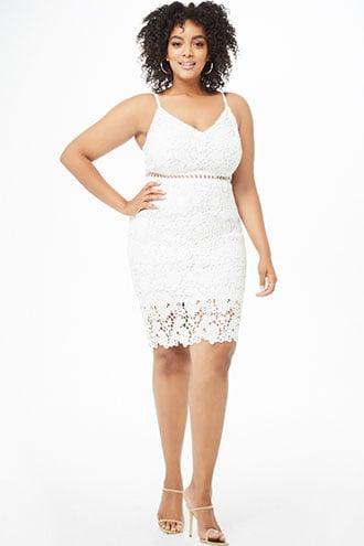 Forever21 Plus Size Floral Crochet-lace Dress