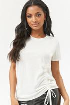 Forever21 Ruched Drawstring Tee
