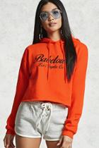 Forever21 Babetown Cropped Hoodie
