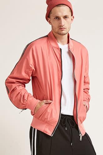 Forever21 Bkys Nylon Bomber Jacket