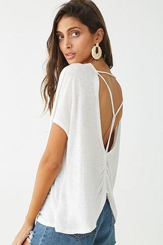 Forever21 Sheer Y-back Top