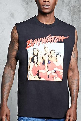 Forever21 Baywatch Graphic Muscle Tee