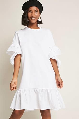 Forever21 Kikiriki Ruffle Dress