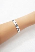 Forever21 Chevron-cutout Bangle (b.silver)